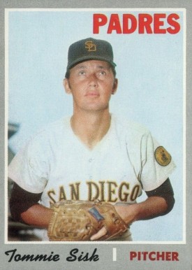 1970 Topps Tommie Sisk #374 Baseball Card