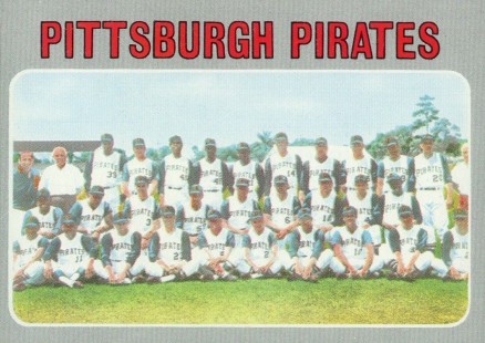 1970 Topps Pittsburgh Pirates Team #608 Baseball Card