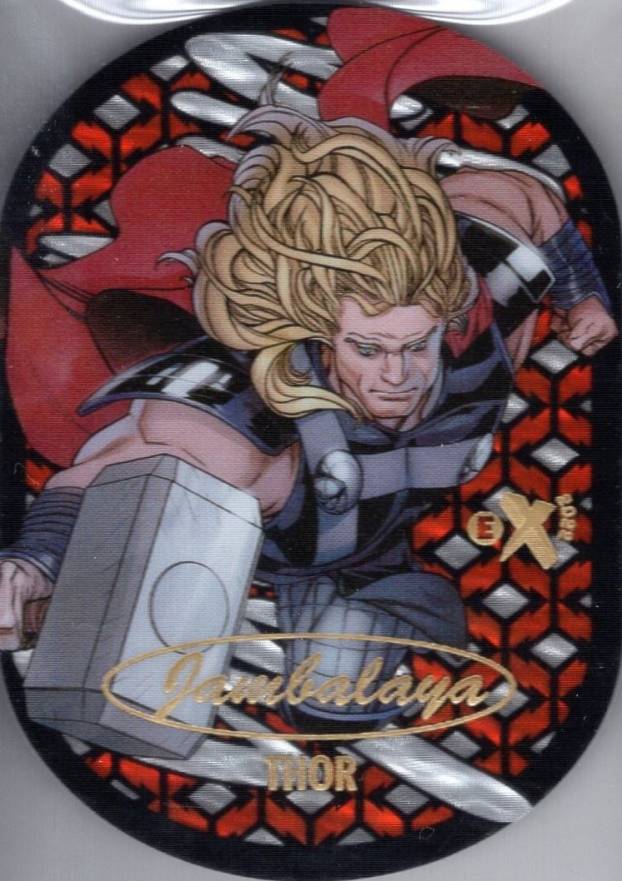 2022 Fleer Ultra Avengers Jambalaya Thor #12 Non-Sports Card