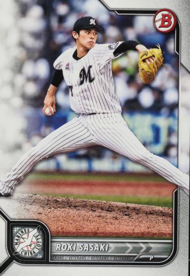 2022 Bowman NPB Roki Sasaki #133 Baseball Card