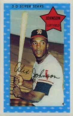 1971 Kellogg's Alex Johnson #54 Baseball Card