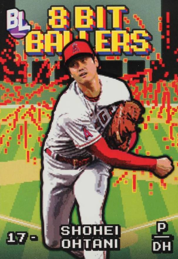 2023 Topps Big League 8-Bit Ballers Shohei Ohtani #8B3 Baseball Card