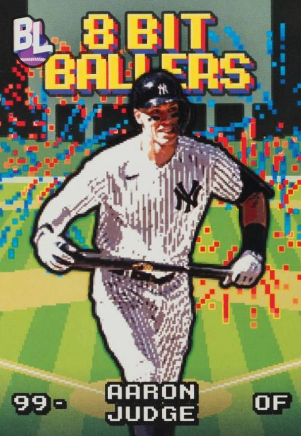 2023 Topps Big League 8-Bit Ballers Aaron Judge #8B4 Baseball Card