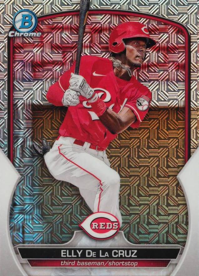 2023 Bowman Mega Box Chrome Elly de La Cruz #65 Baseball Card