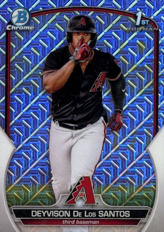 2023 Bowman Mega Box Chrome Deyvison de los Santos #116 Baseball Card