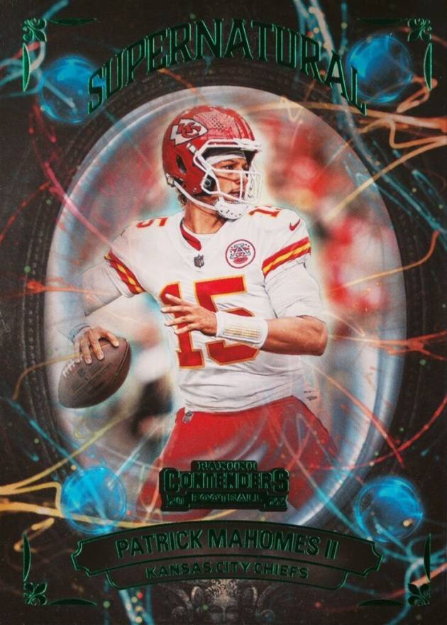 2022 Panini Contenders Supernatural Patrick Mahomes II #SNPMA Football Card