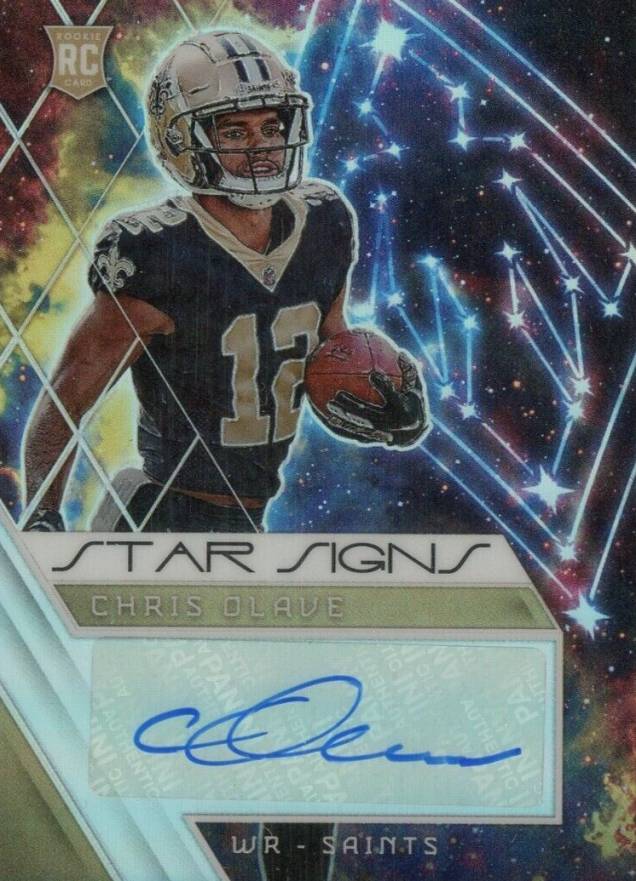 2022 Panini Phoenix Star Signs Chris Olave #SSCO Football Card