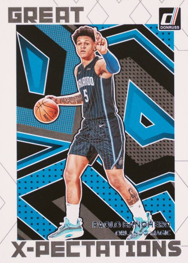 2022 Panini Donruss Great X-Pectations Paolo Banchero #7 Basketball Card