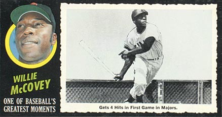 1971 Topps Greatest Moments Willie McCovey #52 Baseball Card