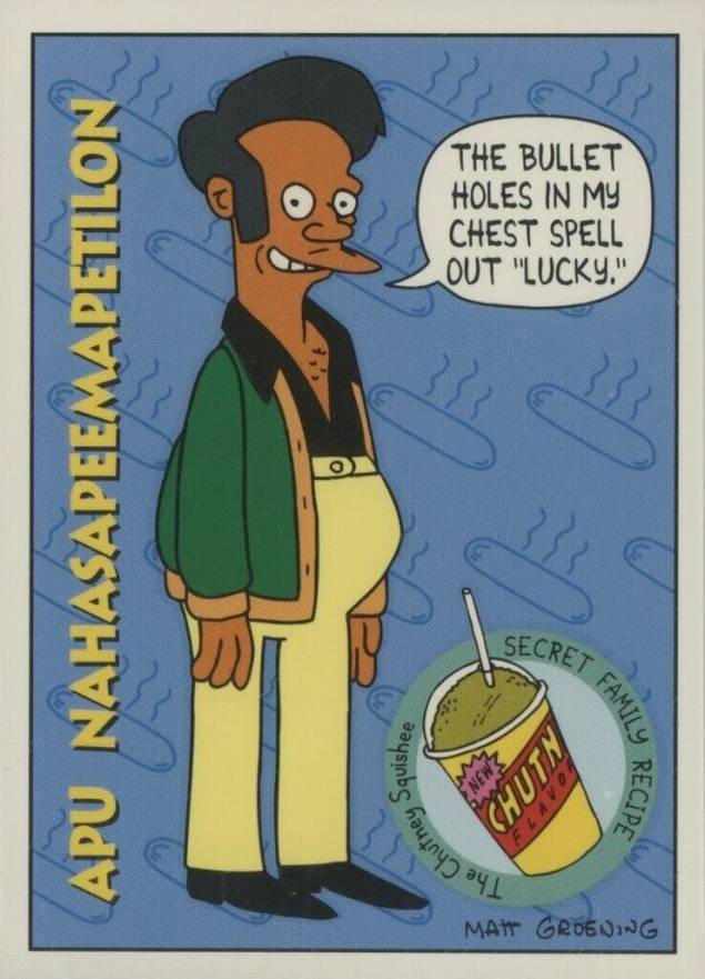 1993 Skybox Simpsons Characters Apu Nahasapemapetilon #S10 Non-Sports Card