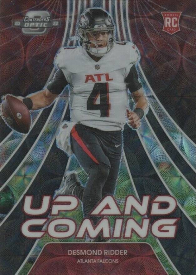 2022 Panini Contenders Optic Up and Coming Desmond Ridder #UC13 Football Card