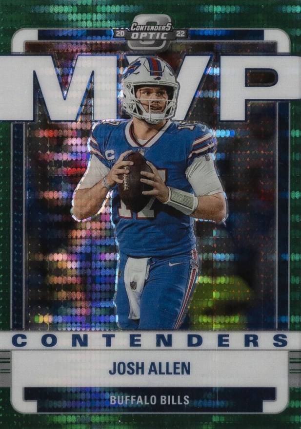 2022 Panini Contenders Optic MVP Contenders Josh Allen #MVP2 Football Card