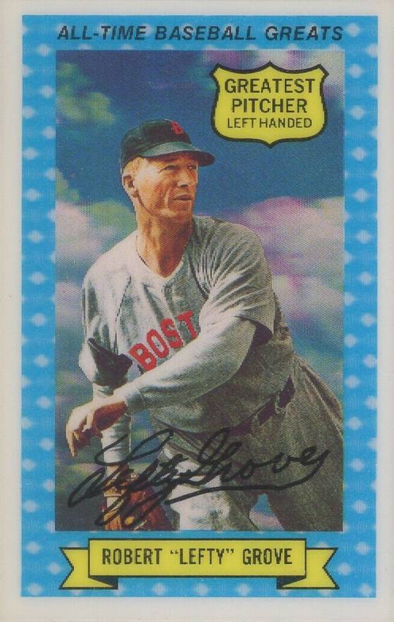 1972 Kellogg's  All-Time Baseball Greats Robert "Lefty" Grove #7 Baseball Card