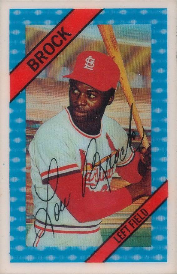 1972 Kellogg's Lou Brock #48 Baseball Card