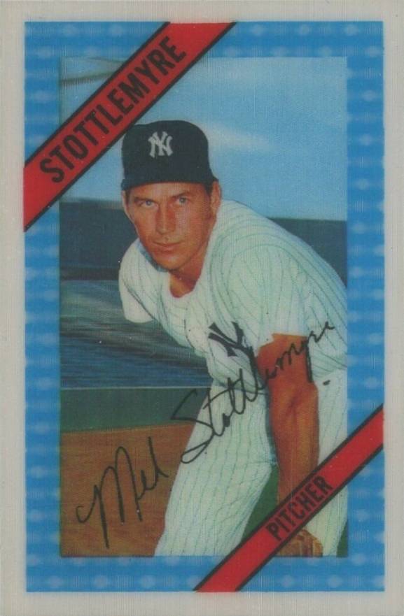 1972 Kellogg's Mel Stottlemyre #50 Baseball Card