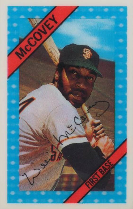 1972 Kellogg's Willie McCovey #7c Baseball Card