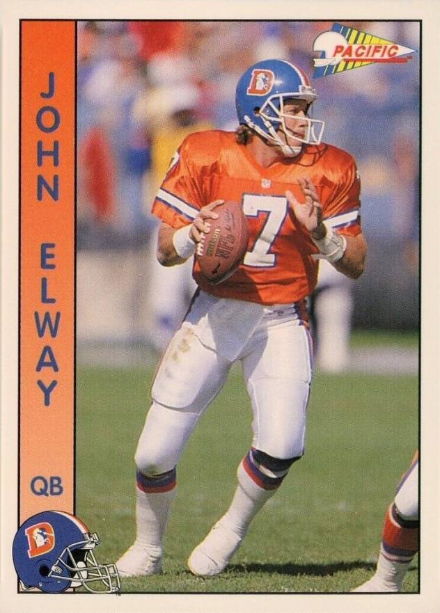 1992 Pacific John Elway #75 Football Card