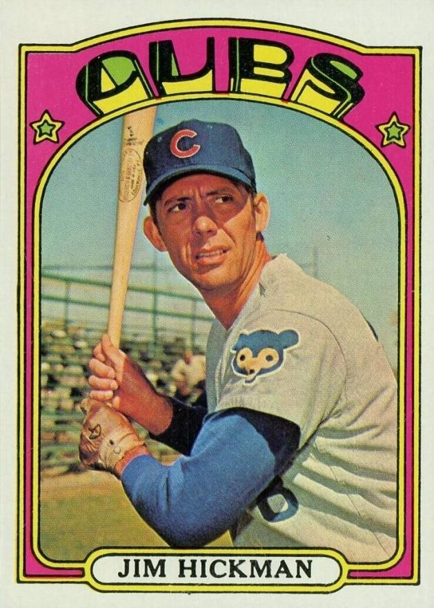 1972 Topps Jim Hickman #534 Baseball Card