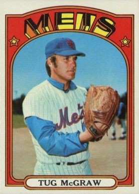 1972 Topps Tug McGraw #163 Baseball Card