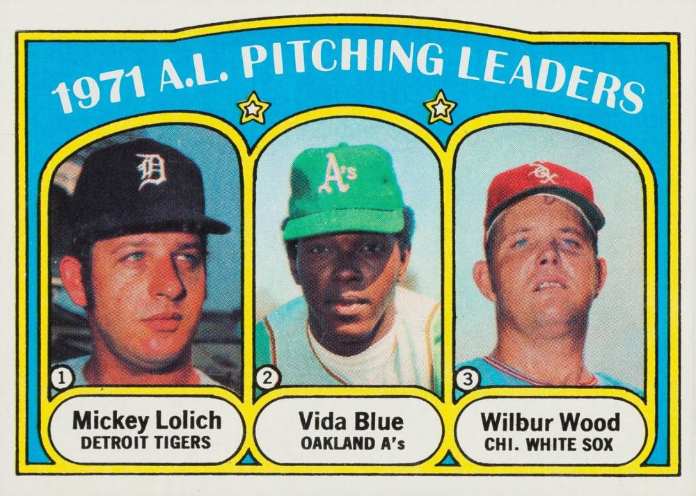 1972 Topps A.L. Pitching Leaders #94 Baseball Card