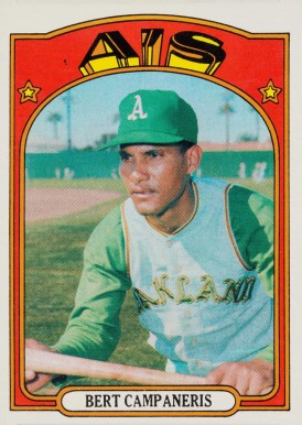 1972 Topps Bert Campaneris #75 Baseball Card