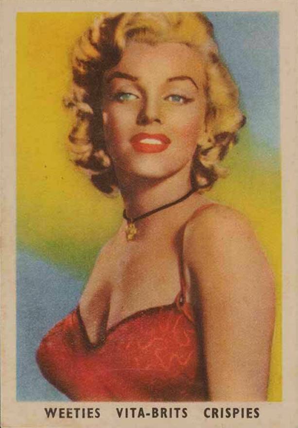 1955 Cereal Foods Popular Film Stars Marilyn Monroe #11 Non-Sports Card