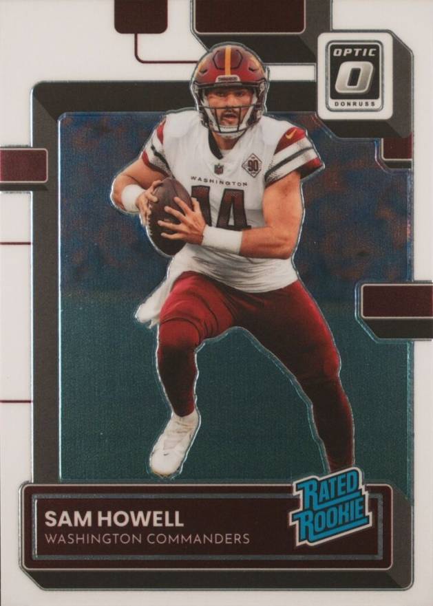 2022 Panini Donruss Optic Sam Howell #205 Football Card