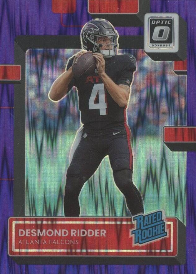 2022 Panini Donruss Optic Desmond Ridder #202 Football Card