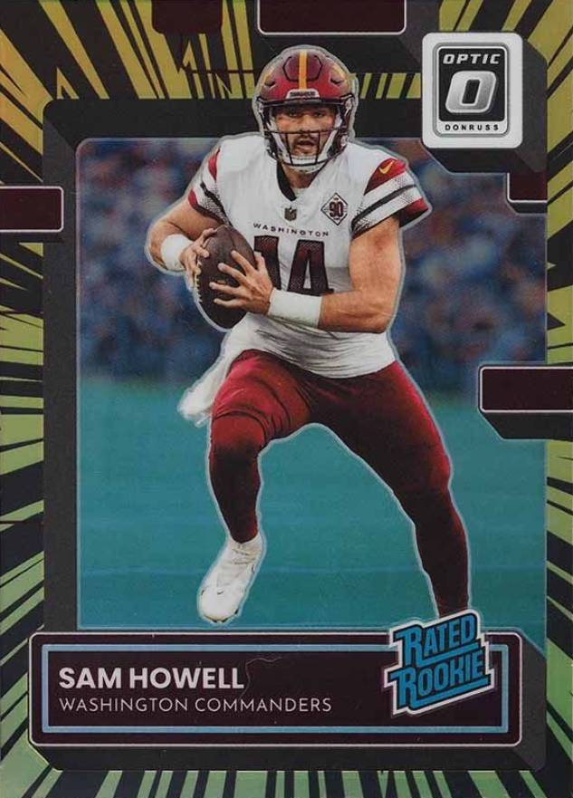 2022 Panini Donruss Optic Sam Howell #205 Football Card