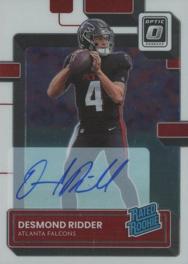 2022 Panini Donruss Optic Desmond Ridder #202 Football Card