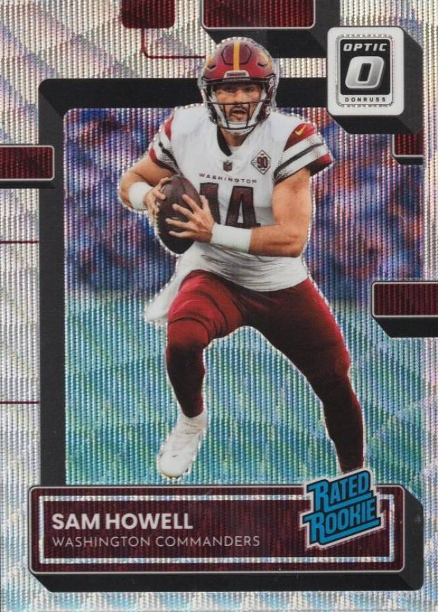 2022 Panini Donruss Optic Sam Howell #205 Football Card