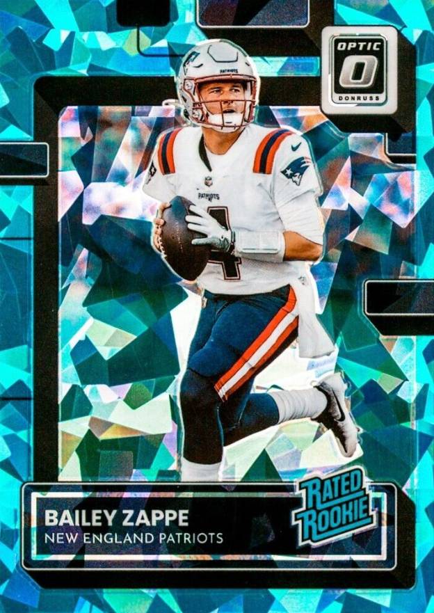 2022 Panini Donruss Optic Bailey Zappe #229 Football Card