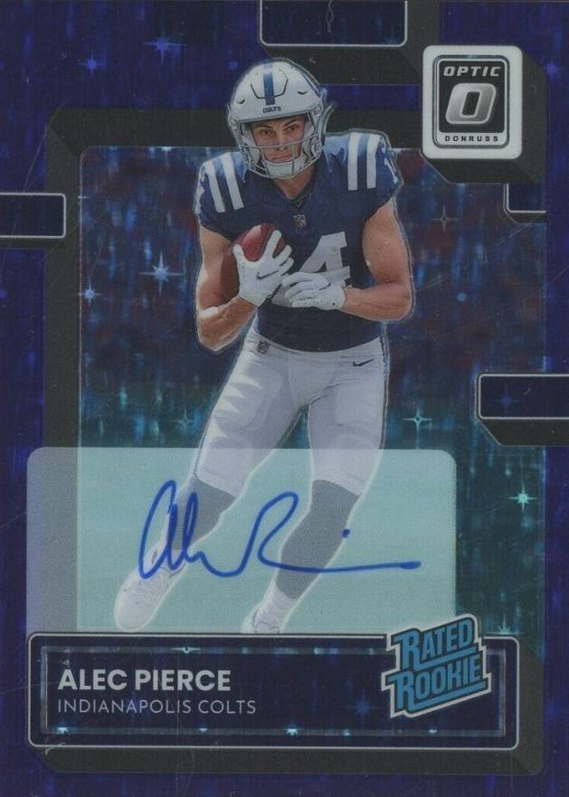 2022 Panini Donruss Optic Alec Pierce #221 Football Card