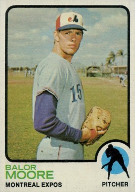 1973 Topps Balor Moore #211 Baseball Card