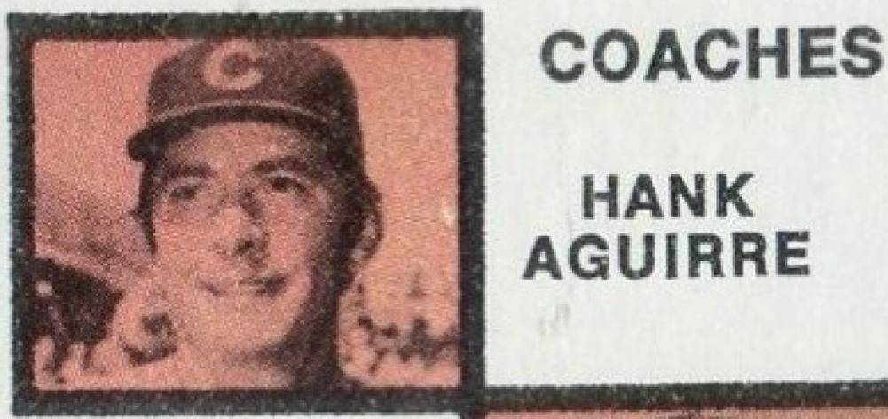 1973 Topps Cubs Manager & Coaches #81n Baseball Card