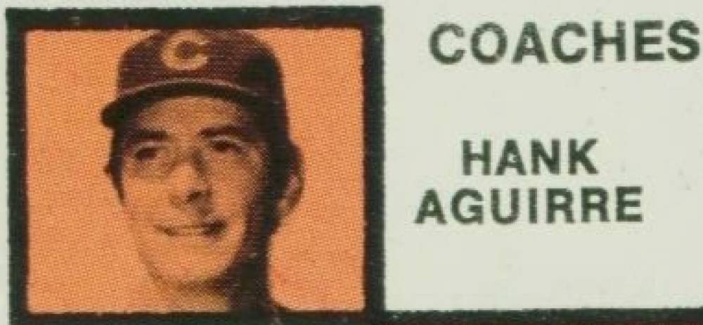 1973 Topps Cubs Manager & Coaches #81o Baseball Card