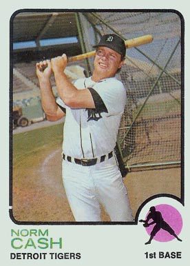 1973 Topps Norm Cash #485 Baseball Card