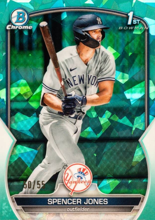 2023 Bowman Sapphire Edition Chrome Prospects Spencer Jones #BCP139 Baseball Card