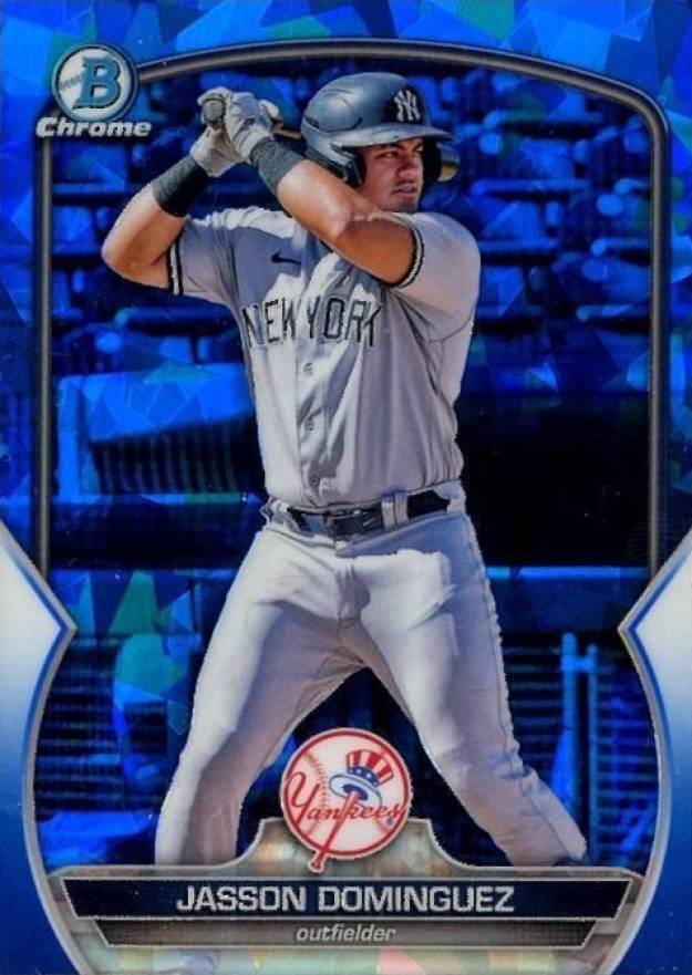 2023 Bowman Sapphire Edition Chrome Prospects Jasson Dominguez #BCP18 Baseball Card