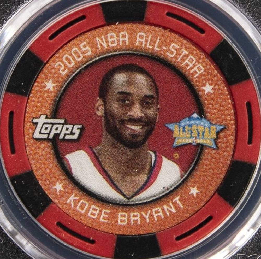 2005 Topps NBA Collector Chips Kobe Bryant # Basketball Card