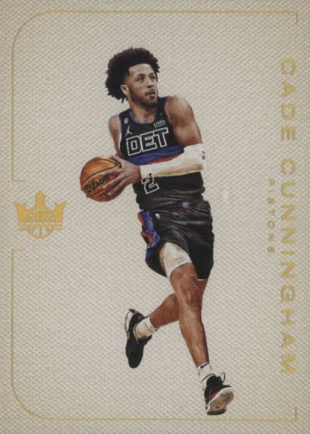 2022 Panini Court Kings Blank Slate Cade Cunningham #6 Basketball Card