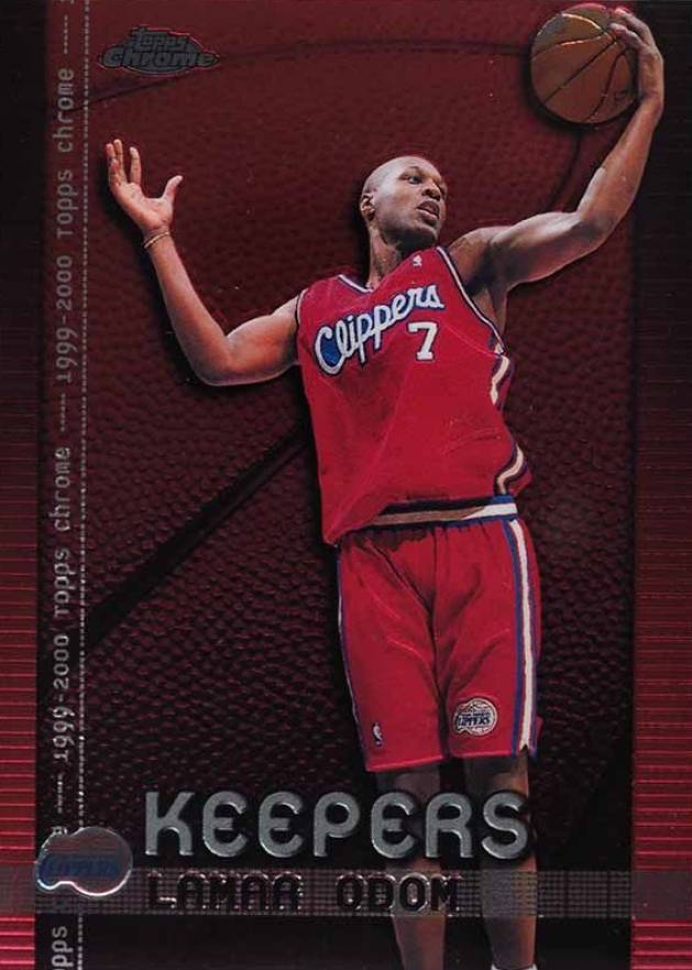 1999 Topps Chrome Keepers Lamar Odom #K2 Basketball Card