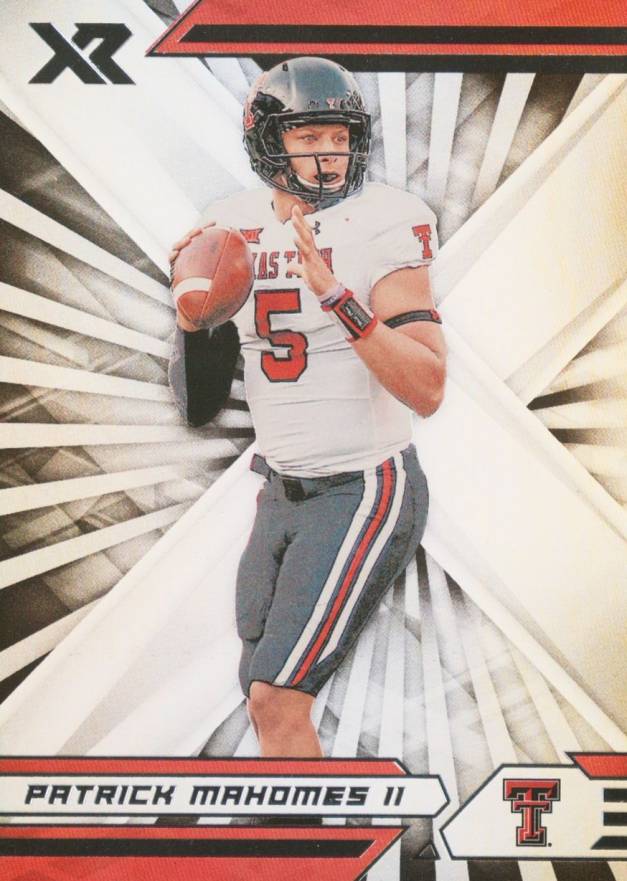 2022 Panini Chronicles Draft Picks XR Patrick Mahomes II #25 Football Card