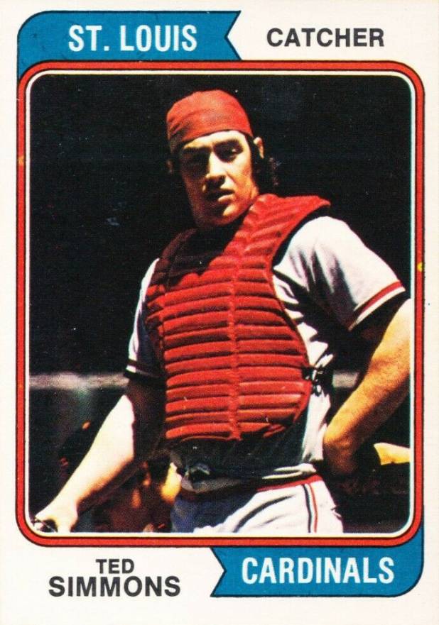 1974 O-Pee-Chee Ted Simmons #260 Baseball Card