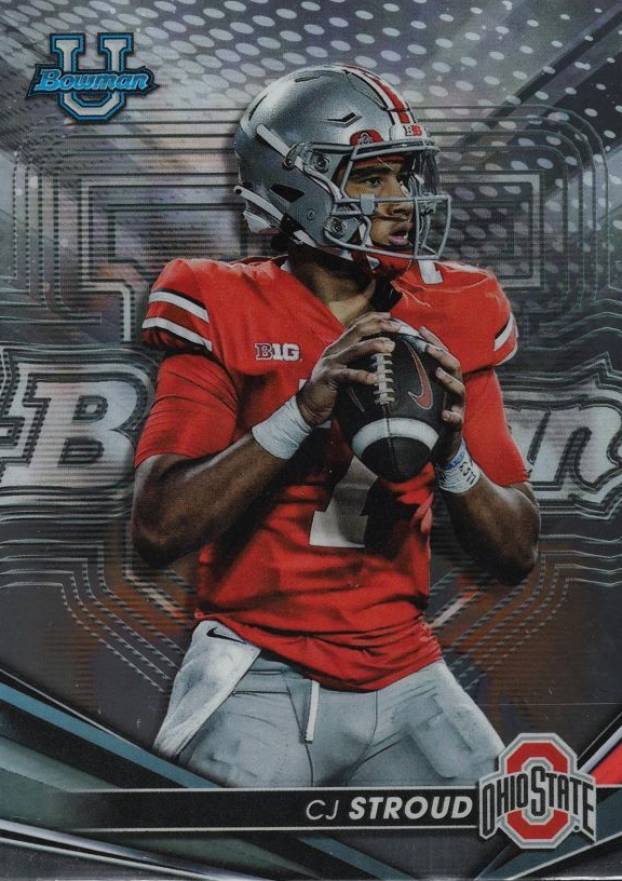 2022 Bowman's Best University CJ Stroud #75 Football Card