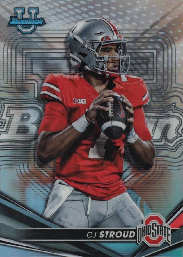 2022 Bowman's Best University CJ Stroud #75 Football Card