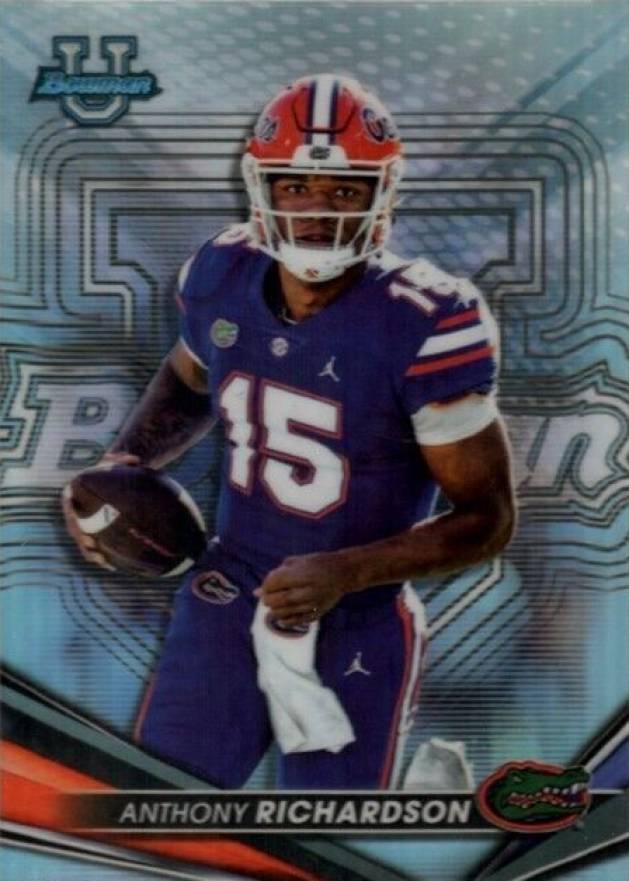 2022 Bowman's Best University Anthony Richardson #91 Football Card