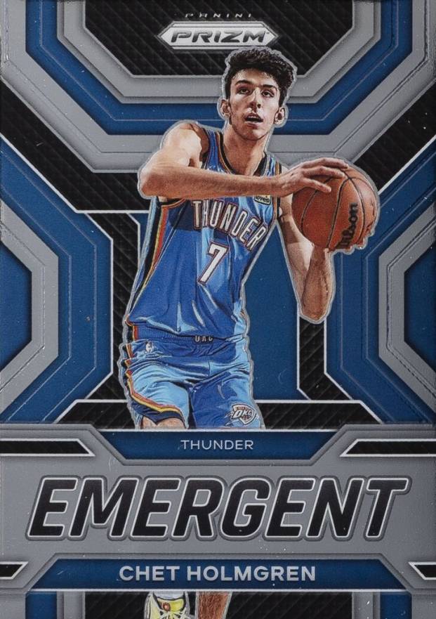 2022 Panini Prizm Emergent Chet Holmgren #16 Basketball Card