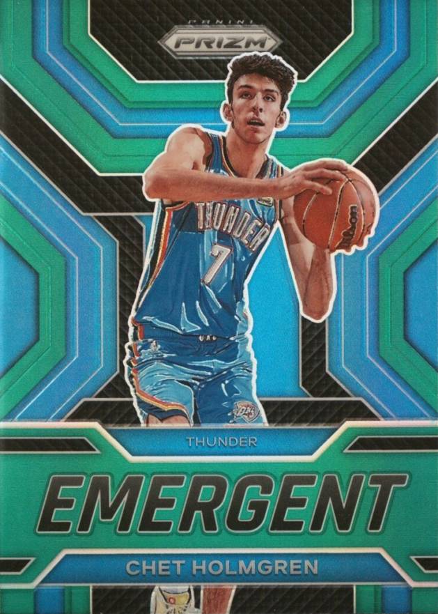 2022 Panini Prizm Emergent Chet Holmgren #16 Basketball Card