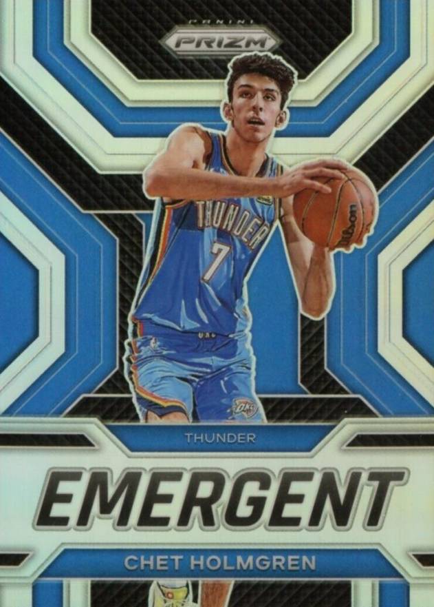 2022 Panini Prizm Emergent Chet Holmgren #16 Basketball Card